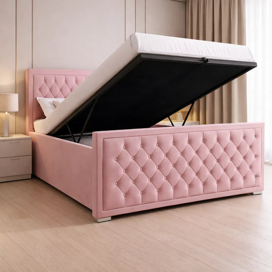 Princess Plush Ottoman Bed