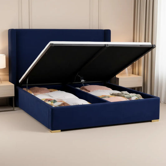 Plush Thistle Ottoman Bed