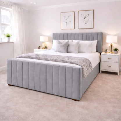 Royal Stripe Ottoman Bed