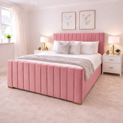 Royal Stripe Ottoman Bed