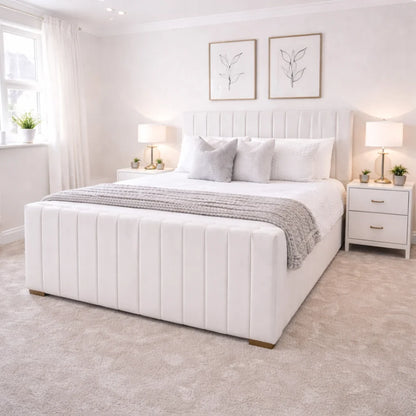 Royal Stripe Ottoman Bed