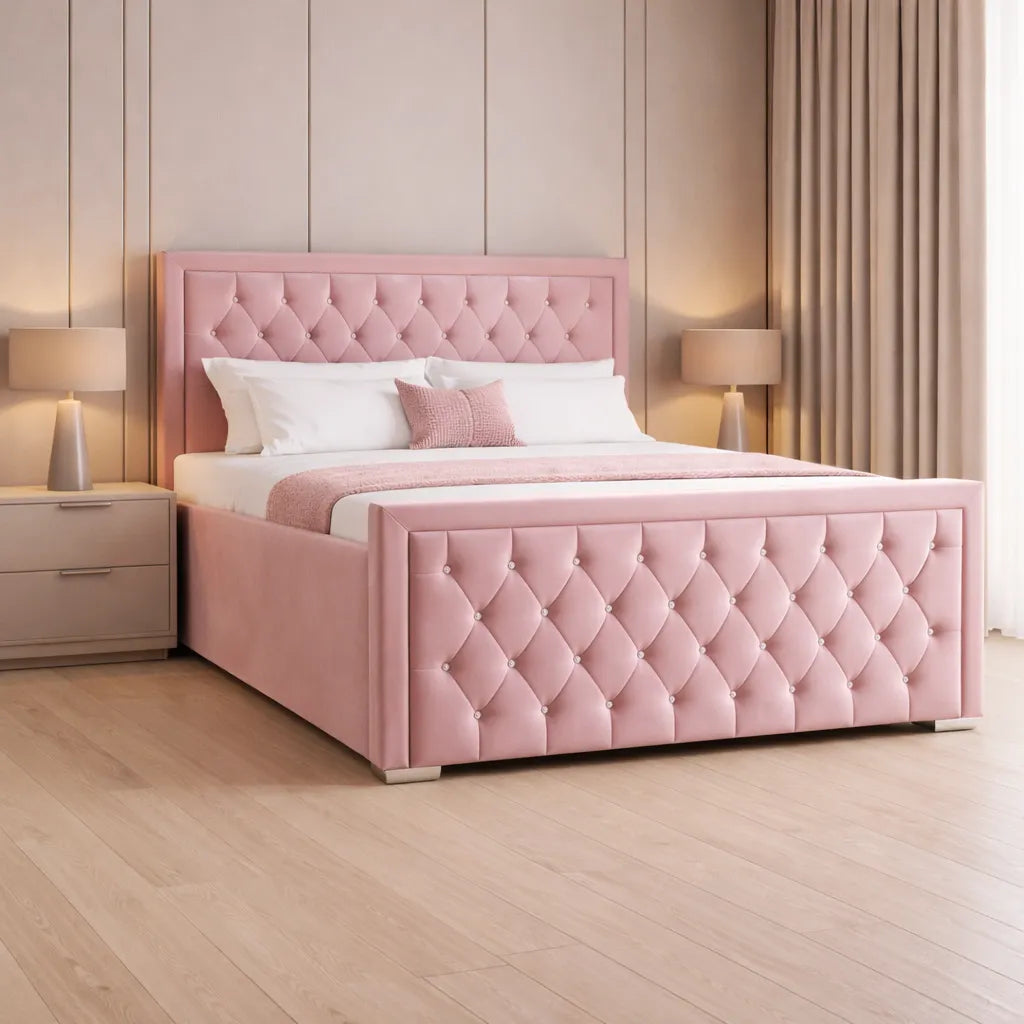 Princess Plush Ottoman Bed
