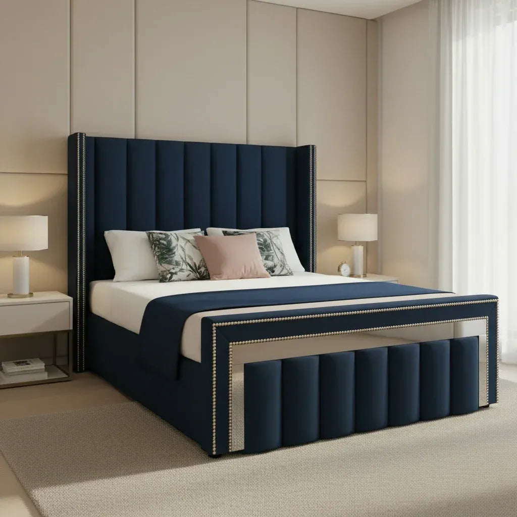 Plush Thistle Ottoman Bed