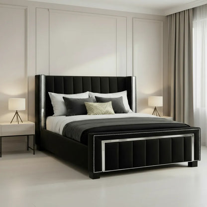 Plush Thistle Ottoman Bed