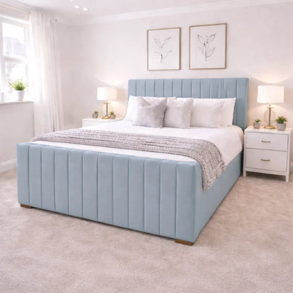 Royal Stripe Ottoman Bed