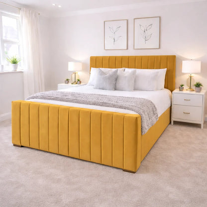 Royal Stripe Ottoman Bed