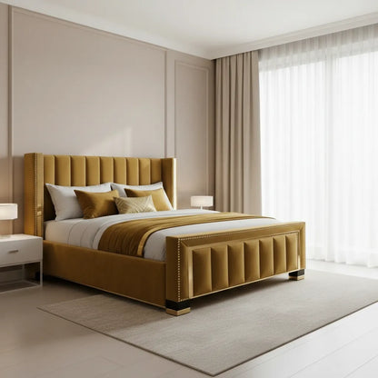 Plush Thistle Ottoman Bed