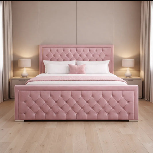 Princess Plush Ottoman Bed