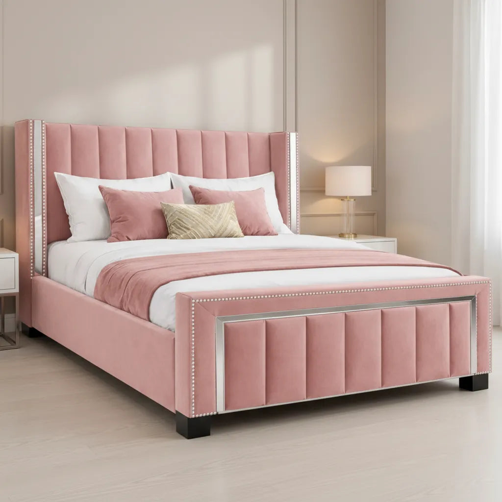 Plush Thistle Ottoman Bed