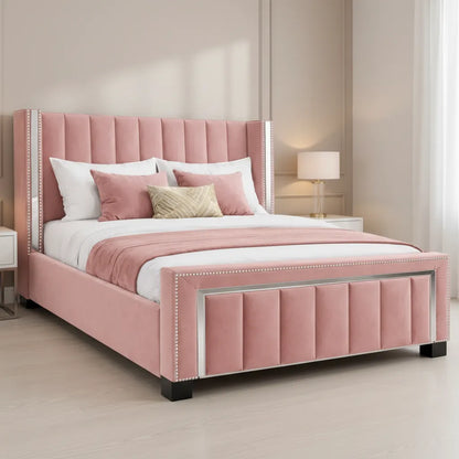 Plush Thistle Ottoman Bed