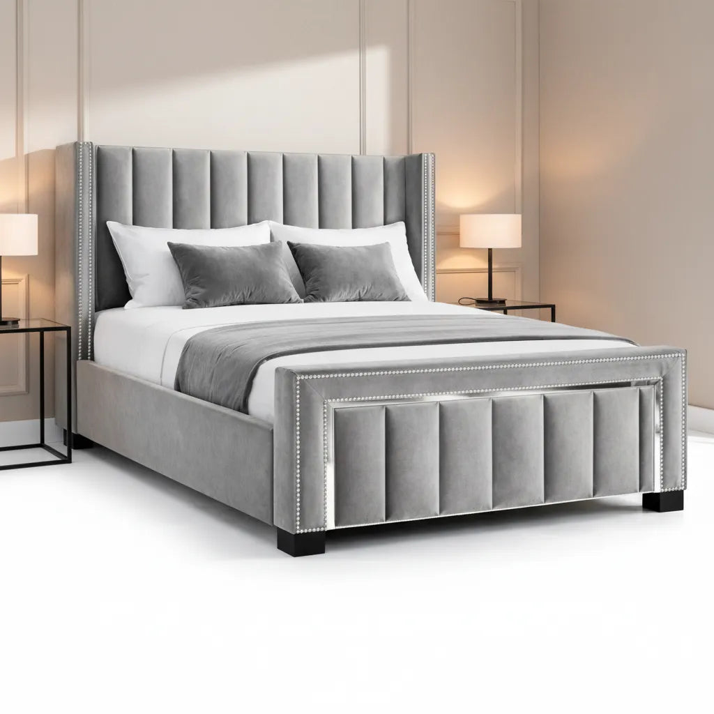 Plush Thistle Ottoman Bed