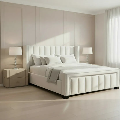 Plush Thistle Ottoman Bed